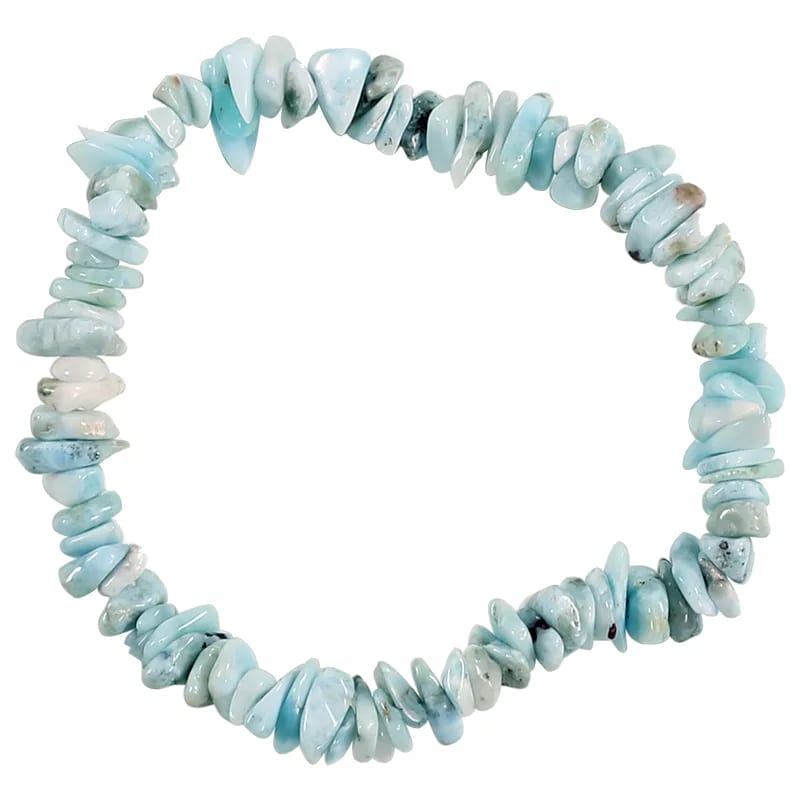 Larimar bracelet chips